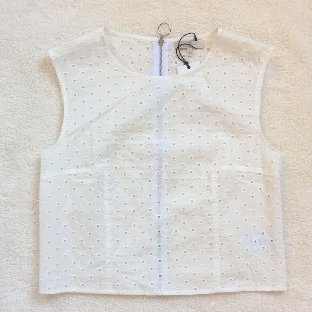 7 For All Mankind Eyelet Shell